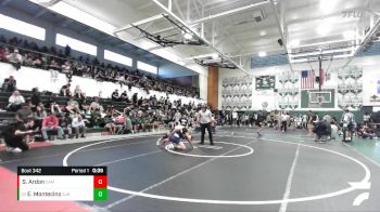 126 lbs Cons. Round 2 - Eddie Montecino, St. John Bosco vs Salvador Ardon, Camarillo