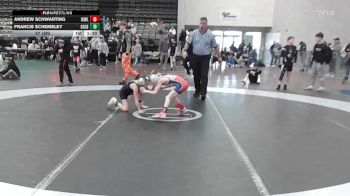 57 lbs Rr Rnd 4 - Andrew Schwarting, ICWL Bruisers Elite - ESE vs Francis Schemeley, All I See Is Gold Academy - ESE