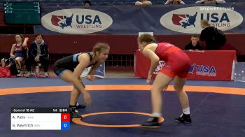 57 kg Consolation - Allison Petix, Team Tornado Wrestling Club vs Gabrielle Weyhrich, McKendree Bearcat Wrestling Club