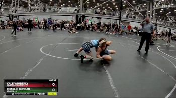 100 lbs Round 4 (8 Team) - Cale Wimberly, Team Gotcha White vs Charlie Dunbar, Kraken