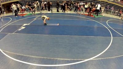 42 lbs Cons. Quarters - Bridger Stratton, Iron County Wrestling Academy vs Kingston Jaramillo, Uintah Wrestling