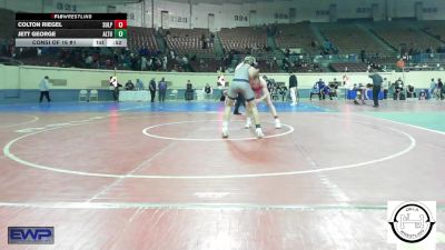 133 lbs Consi Of 16 #1 - Colton Riegel, Sulphur vs Jett George, Altus JH