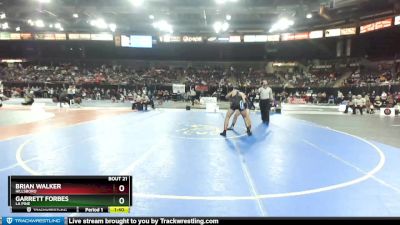 160 lbs Prelim - Brian Walker, Hillsboro vs Garrett Forbes, La Pine