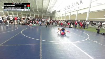 79 lbs Champ. Round 2 - Wyatt Robbins, Altamont Longhorns vs Braxton Bringhurst, Westlake Wrestling Club