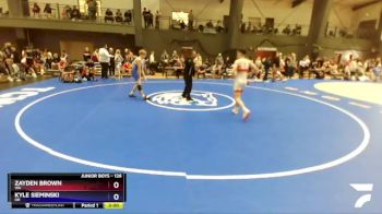126 lbs Champ. Round 2 - Zayden Brown, WA vs Kyle Sieminski, OR
