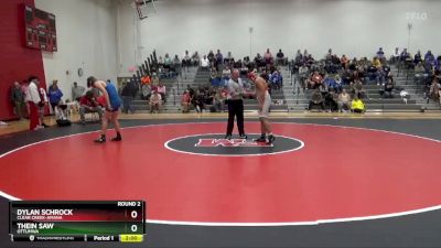 190 lbs Round 2 - Dylan Schrock, Clear Creek-Amana vs Thein Saw, Ottumwa