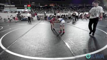 55 lbs 3rd Place - Valerie Baeza, Woodward Youth Wrestling vs Kamrei Downing, Berryhill Wrestling Club
