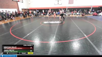 145 lbs Cons. Round 3 - Kristian Meloy, New Lenox (LINCOLN-WAY CENTRAL) vs Owen Recoy, Machesney Park (HARLEM)