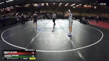 113 lbs Cons. Round 3 - Brock Glover, Jesuit vs Cooper Mathon, Lake Norman