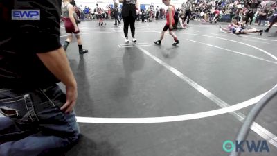 52 lbs Consi Of 8 #2 - Grey Stuck, Carl Albert vs Abram Allred, Blanchard Wrestling Club