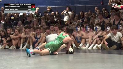144 lbs Weston Borgers, Blair Academy vs Ryan DeGeorge, Delbarton School