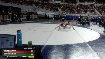 D4-175 lbs Cons. Round 3 - Tyler Langer, Fountain Hills vs Cooper Udall, Thatcher