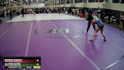 152 lbs Round 1 - Samaria Barnett, Takedown-City Wrestling vs Allyson Alaniz, NB Elite Wrestling Club