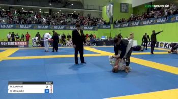 MICHAEL LAMPART vs G GONZALEZ 2018 European Jiu-Jitsu IBJJF Championship