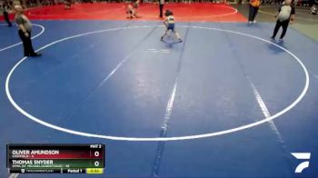 93 lbs Semis & 1st Wrestleback (8 Team) - Thomas Snyder, STMA (St. Michael/Albertville) vs Oliver Amundson, Chatfield