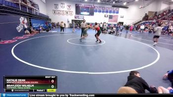 144-157 lbs 3rd Place Match - Brayleigh Wilhelm, Centennial Middle School vs Natalie Dean, Newcastle Middle School (Calves)
