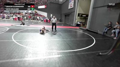 69 lbs Champ. Round 2 - Boyd Gilliland, LAW vs Deacon Glassmaker, Princeton Wrestling Club