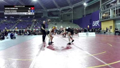 145 lbs Quarters & 1st Wb (16 Team) - Grace O`korn, West Liberty vs Leyna Rumpler, Gannon University