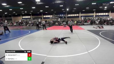 50 lbs Consi Of 8 #2 - Grayson Geisendorf, Gold Rush Wr Acd vs Zyher Kamanu, LV Bear WC