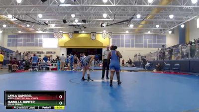 165 lbs Cons. Semi - Isabella Jupiter, Ocean Springs vs Layla Gambrel, North Pontotoc High School