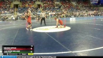 145 lbs Cons. Round 2 - Cheyenne Helland, Central Cass vs Nevaeh Hipsak, Central Cass