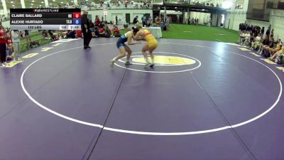 120 lbs Claire Ballard, North Carolina vs Alexie Hurtado, Texas Red