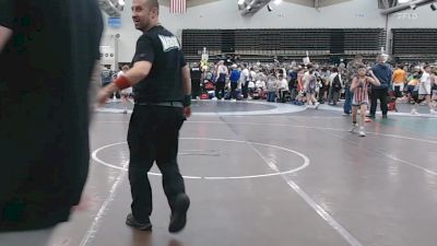 73 lbs Rr Rnd 6 - Michael Van Peenen, Taylor Hammers - MSC vs Joseph Manfredi, American MMAW - MSC