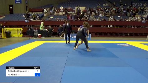 Audrey Svaby Copeland vs Makahea Xhelili 2024 Pan IBJJF Jiu-Jitsu No-Gi Championship