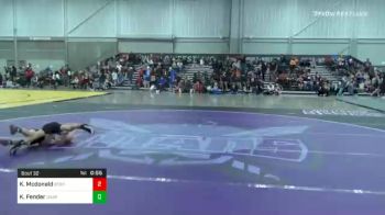 61 lbs Quarterfinal - Kai Mcdonald, Sebolt Wrestling Academy vs Kellen Fender, Unaffiliated