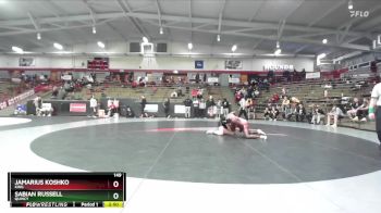 149 lbs Cons. Round 4 - Jamarius Koshko, King vs Sabian Russell, Quincy