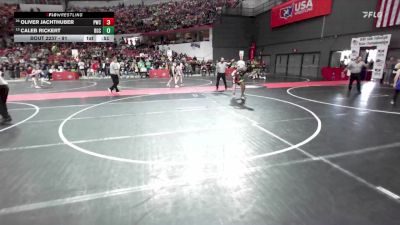 91 lbs Champ. Round 2 - Caleb Rickert, BGC vs Oliver Jachthuber, Princeton Wrestling Club