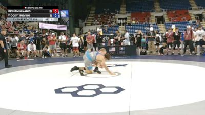 144 lbs Champ. Rd Of 256 - Benjamin Nadig, South Dakota vs Cody Trevino, Iowa