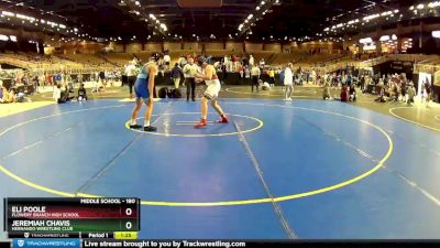 180 lbs Round 2 - Eli Poole, Flowery Branch High School vs Jeremiah Chavis, Hernando Wrestling Club