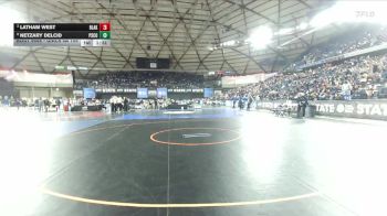 Girls 4A 105 lbs Semifinal - Netzary Delcid, Pasco (Girls) vs Latham West, Bonney Lake (Girls)