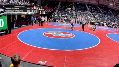 2A-144 lbs Cons. Round 2 - Garrett Krous, Stephens County HS vs Aundreay Hamilton, Sonoraville