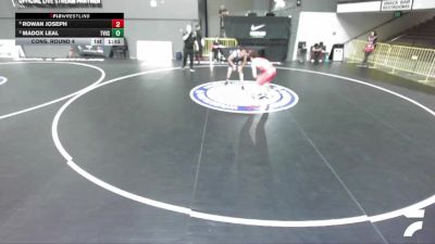 All Cadet Boys Freestyle Upper - 150 lbs Cons. Round 4 - Rowan Joseph vs Madox Leal, Temecula Valley High School Wrestling