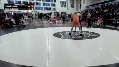 165 lbs Champ. Round 2 - Zahir Gutierrez, Central Union vs Connor Larkin, Valhalla