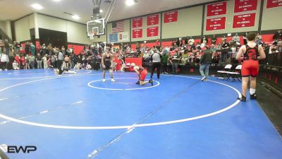 132 lbs Round Of 16 - Mavrick Williams, Kiefer High School vs Waylon Sanford, Dewar HS Boys