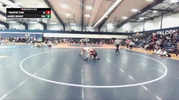 157 lbs Prelim - James Brady, Thaddeus Stevens vs Martin Turi, King`s College
