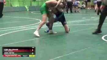 120 lbs Semifinal - Aden Reyes, Indianapolis Cathedral vs Toby Billerman, Perry Meridian