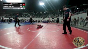 46 lbs Final - Canton Cargill, Duncan Demon Wrestling vs Gunner Poeling, Duncan Demon Wrestling