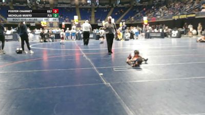 44 lbs Quarterfinal - Foster Charney, Holy Name vs Nicholas Musto, Pleasant Valley
