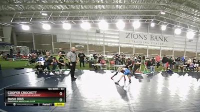 63 lbs Cons. Round 4 - Dash Dias, Shootbox Wrestling Club vs Cooper Crockett, Sanderson Wrestling Academy