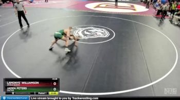 Cons. Round 1 - Jaden Peters, Gretna vs LaMonye` Williamson, Omaha North