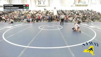 47 lbs Champ. Round 1 - Jayce Rivera, Purple Eagles Wrestling Academy vs Cooper Wierzbicki, Yorktown Wrestling Club