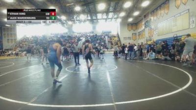 132 lbs Champ. Round 2 - Alex Wardenburg, Brevard FCA vs Ethan King, Camden Outsiders