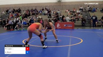 62 kg Round Of 16 - Mary Lopez, Team California vs Alara Boyd, Team Indiana