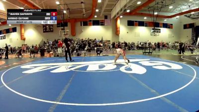 70 lbs Round 1 - Maven Saferite, NOVA Wrestling Club vs Ahmad Quyami, Enlisted Nine Fight Company VA