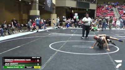 79 lbs Quarterfinal - Ernesto Hernandez Badillo, Duran Elite vs Jack Gravitt, Odessa Youth Wrestling Club