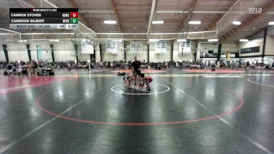 78 lbs Rr Rnd 1 - Cannon Stover, Honeybadgers vs Cameron Gilbert, Nova Wrestling Club